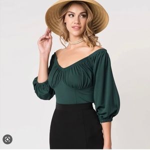 Micheline Pitt x unique vintage hissy fit top brand new